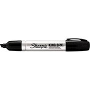 Sanford 15001 Sharpie King Size Chisel Tip Marker Black 071641150010